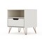 Manhattan Comfort Rockefeller 1.0 Nightstand, Off White 101GMC8 - alternate 7